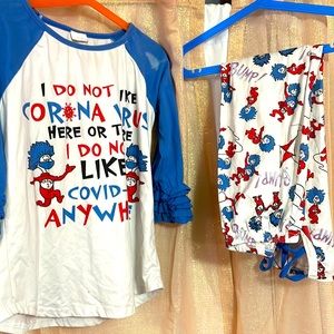Dr. Seuss two-piece pajamas set